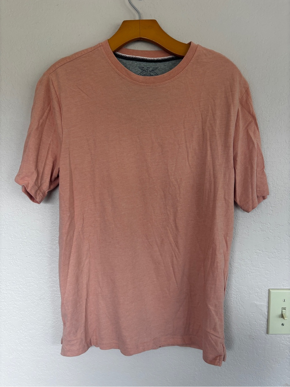 Weatherproof Men's Dusty Rose Crew Neck Short Sleeve size M